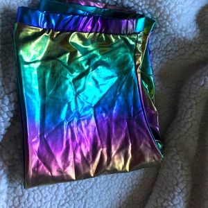 Black heart Large MERMAID leggings! Never worn NEW